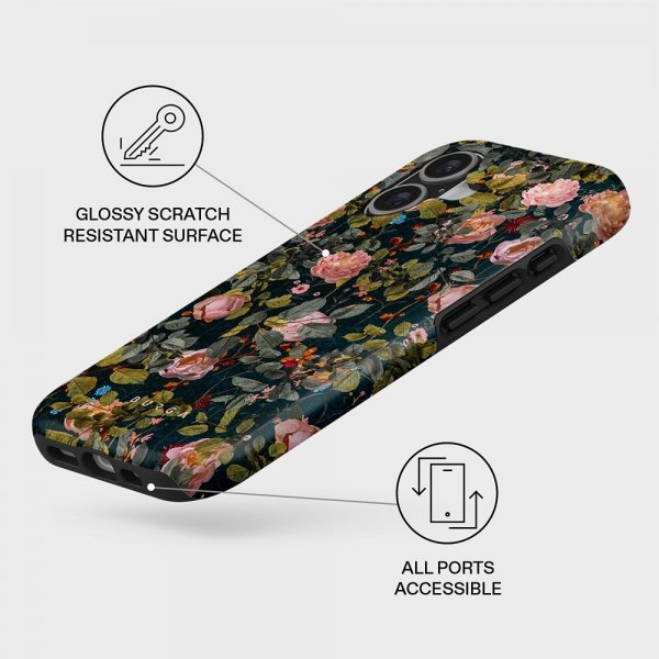Burga iPhone 17 Deksel Tough MagSafe Bloomy Garden