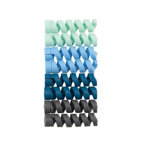 Bluelounge CableCoil Mini - 8-pakning Blå