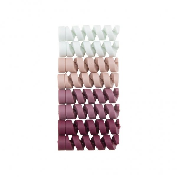 Bluelounge CableCoil Mini - 9-pk Rosa