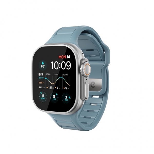 KeyBudz Apple Watch 44/45/46mm/Apple Watch Ultra Armbånd Journey Tidal Blue