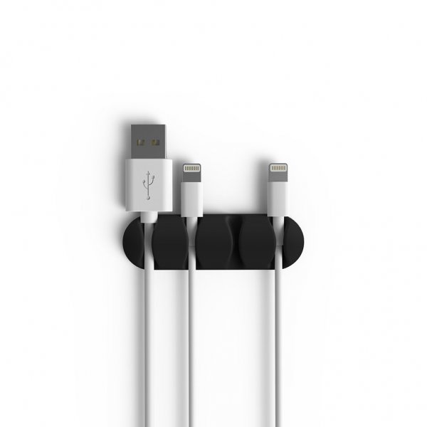 Bluelounge CableDrop Multi Kabelholder 2 stk Svart
