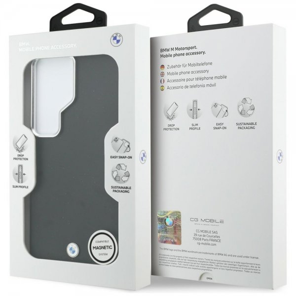BMW Samsung Galaxy S26 Ultra Deksel Metal Logo MagSafe Svart
