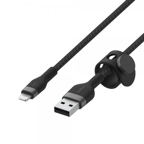 Belkin BOOST CHARGE USB-A to LTG_Braided Silicon 1m Black