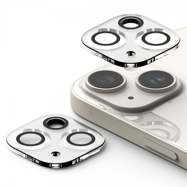 Ringke iPhone 15/iPhone 15 Plus Kamerabeskytter Camera Protector Glass 2-pakning