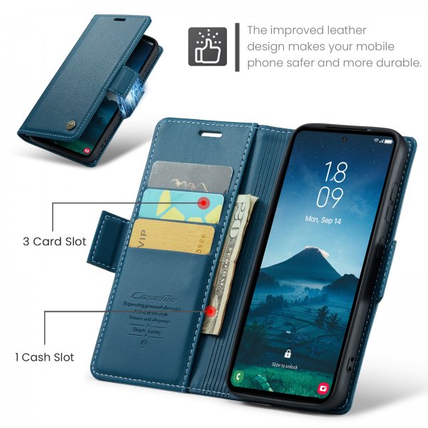 CaseMe Samsung Galaxy S25 Ultra Etui 023 Series Blå