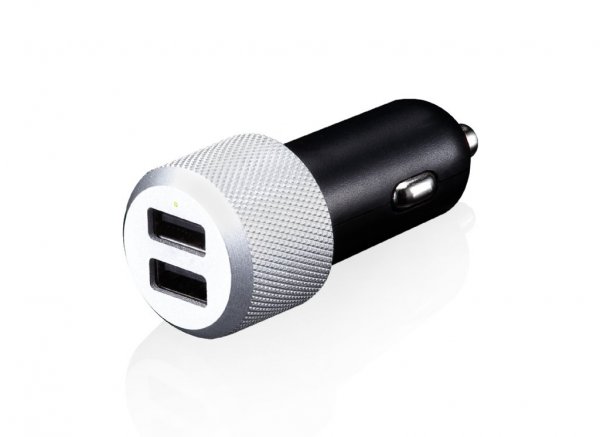 Just Mobile Billader USB Highway Max Svart Sølv