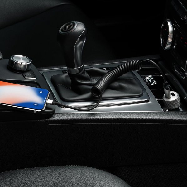 Just Mobile Billader USB Highway Max Svart Sølv