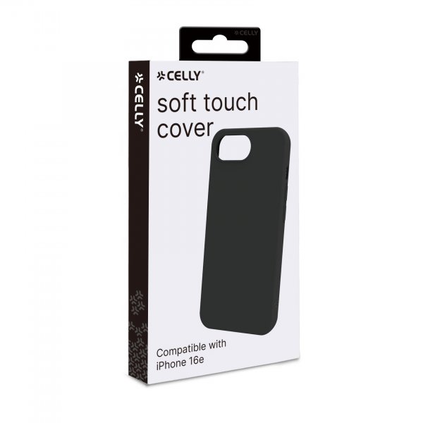 Celly iPhone 16e/17e Deksel CROMO Svart