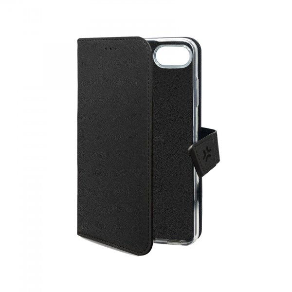 Celly iPhone 16e/17e Etui Wally Wallet Case Svart
