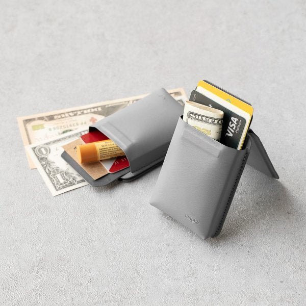 Ringke Kortholder Stand Pocket Magnetic MagSafe Light Gray