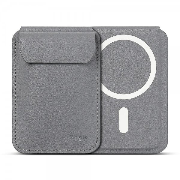 Ringke Kortholder Stand Wallet Magnetic MagSafe Light Gray