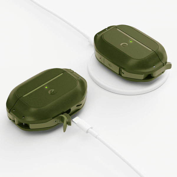 KeyBudz AirPods Pro 2 Deksel Element Series Forest Green