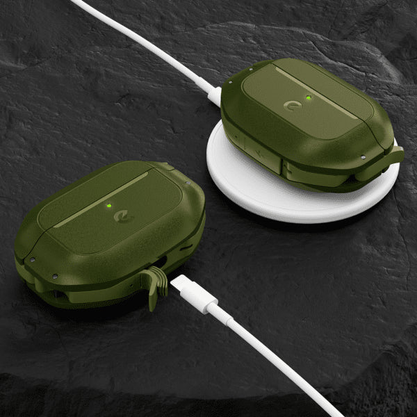 KeyBudz AirPods Pro 2 Deksel Element Series Forest Green