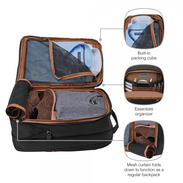 Wenger City Traveler Carry-On 16" Dataryggsekk Svart