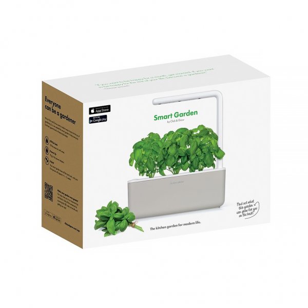 Click and Grow Smart Garden 3 Startpakke - Mellow Beige