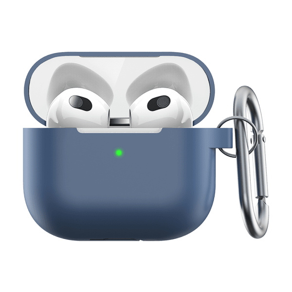 KeyBudz PodSkinz Elevate Series Airpod 3 Skall Silikon Blå