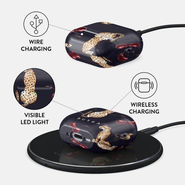 Burga AirPods 4 Deksel Design Cougar
