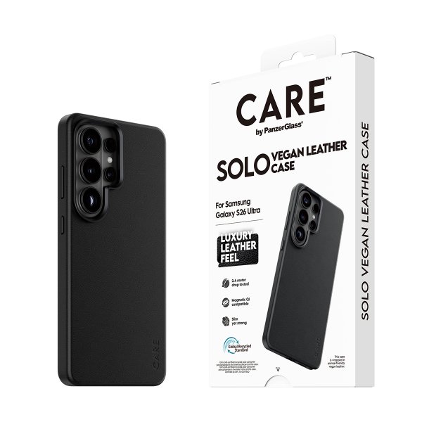 CARE by PanzerGlass Samsung Galaxy S26 Ultra Deksel Solo Svart