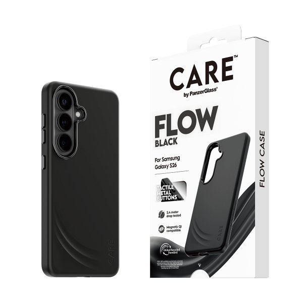 CARE by PanzerGlass Samsung Galaxy S26 Deksel Flow MagSafe Svart