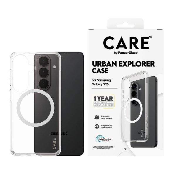 CARE by PanzerGlass Samsung Galaxy S26 Deksel Urban Explorer MagSafe Transparent