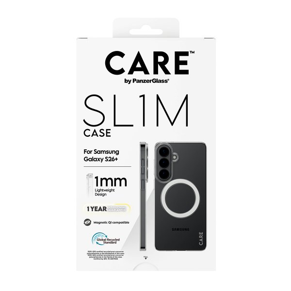 CARE by PanzerGlass Samsung Galaxy S26 Plus Deksel SL1M Transparent