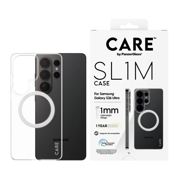 CARE by PanzerGlass Samsung Galaxy S26 Ultra Deksel SL1M Transparent