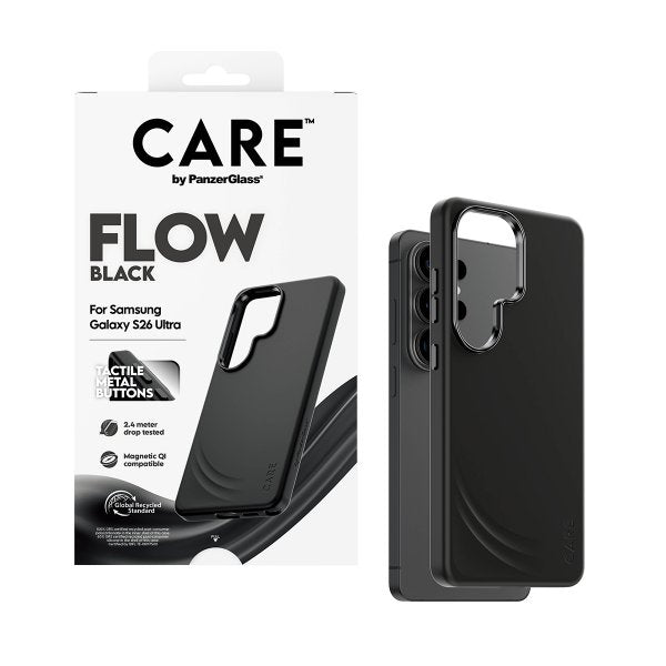 CARE by PanzerGlass Samsung Galaxy S26 Ultra Deksel Flow MagSafe Svart