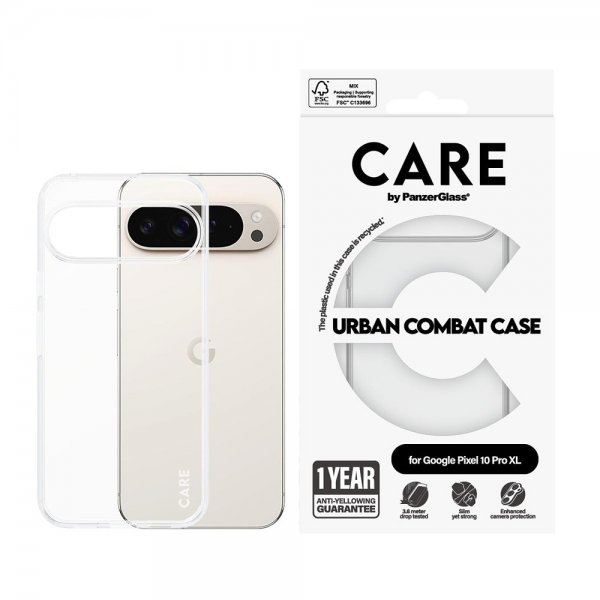 CARE by PanzerGlass Google Pixel 10 Pro XL Deksel Urban Combat Transparent