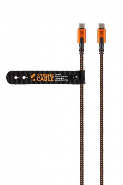 Xtorm Xtreme USB-C to USB-C PD Cable 1.5m Svart Oransje