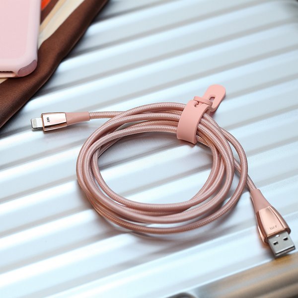 Just Mobile Kabel ZinCable USB-A/Lightning 1.5m Rosegull