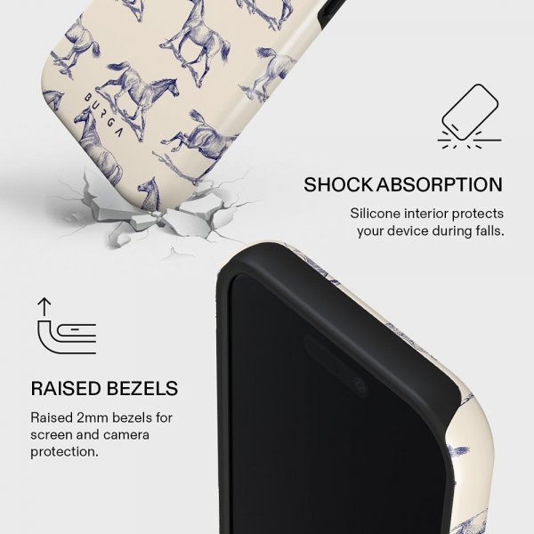 Burga iPhone 17 Deksel Tough MagSafe Derby Race