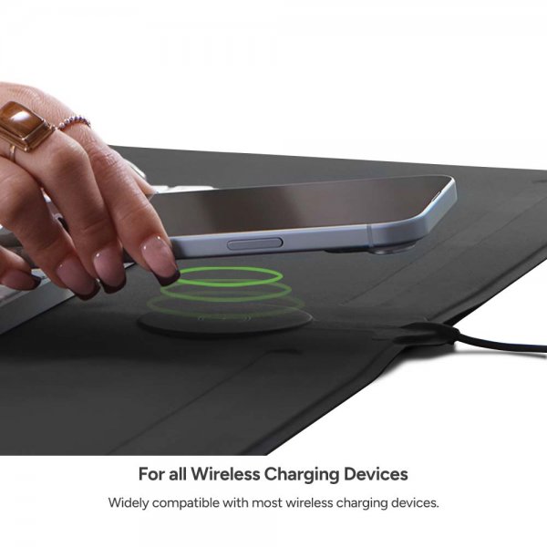 Zagg Desk Mat with Wireless Charging
