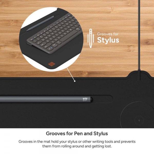 Zagg Desk Mat with Wireless Charging
