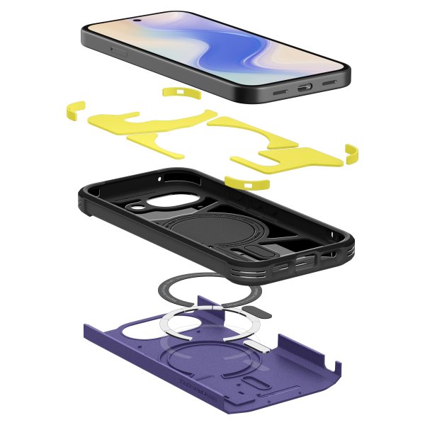 Spigen Google Pixel 10a Deksel Tough Armor MagFit Ash Violet