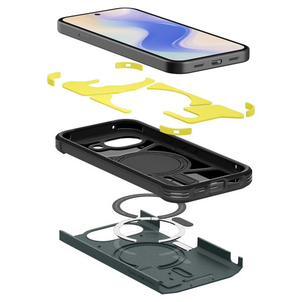 Spigen Google Pixel 10a Deksel Tough Armor MagFit Abyss Green