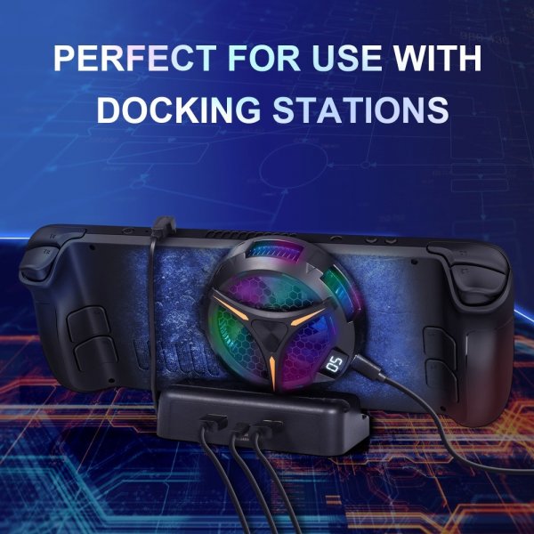 Devaso D52 Steam Deck Magnetisk Vifte