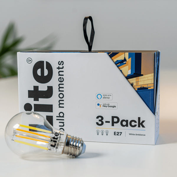 Lite bulb moments White Ambience E27 Filamentlampe - 3-Pack