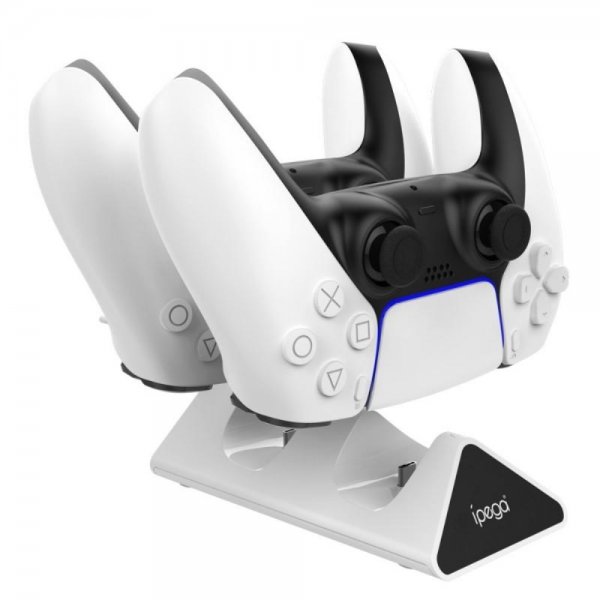 Ipega Dobbeltladestasjon for PS5 kontroller