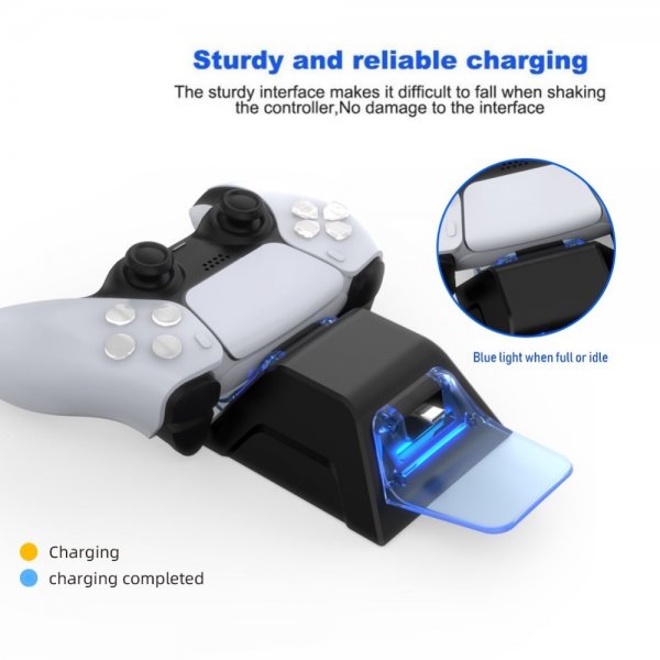 Dobe Dual PS5 DualSense Controller Lader
