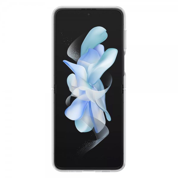 Samsung Original Galaxy Z Flip 4 Deksel Clear Cover with Ring Transparent