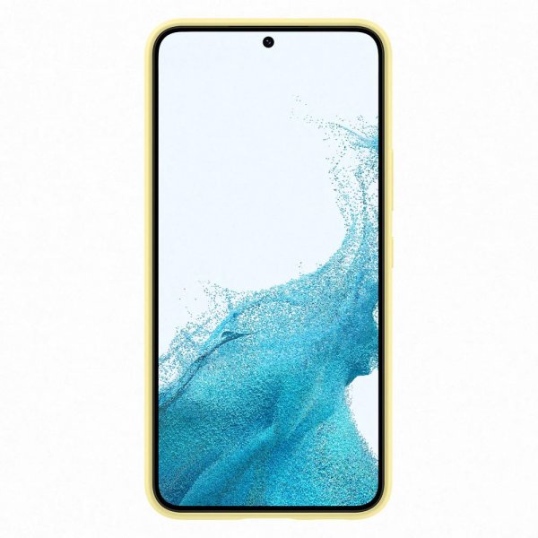 Samsung Original Galaxy S22 Deksel Silicone Cover Gul