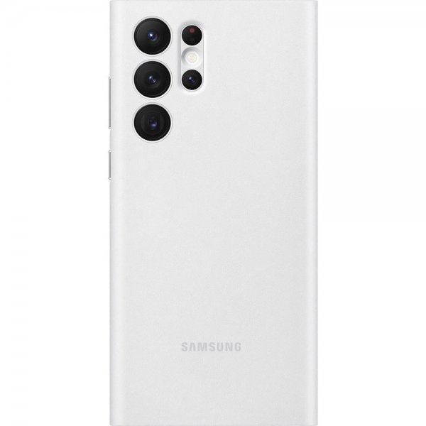 Samsung Original Galaxy S22 Ultra Etui Smart Clear View Cover Hvit