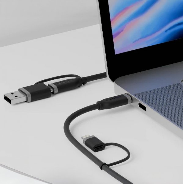 ALOGIC Kabel Elements 4-IN-1 1.5m Svart