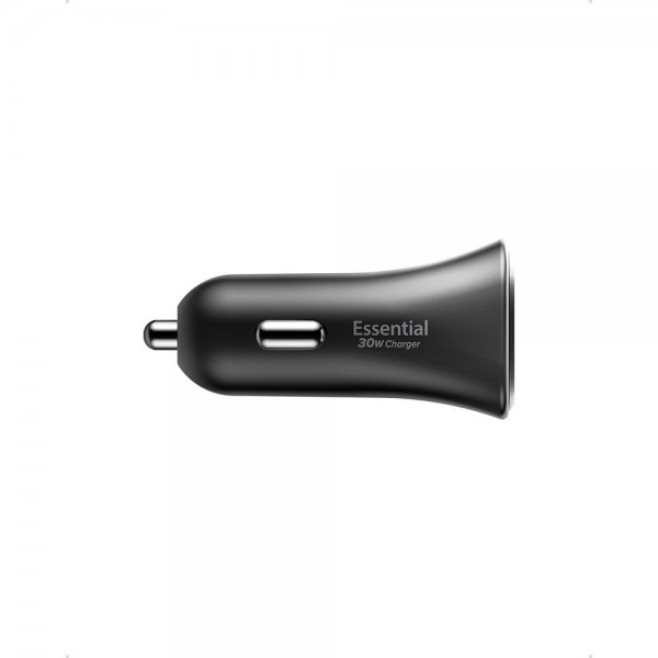 Spigen Essential Mobillader til bil 30W USB-C Svart