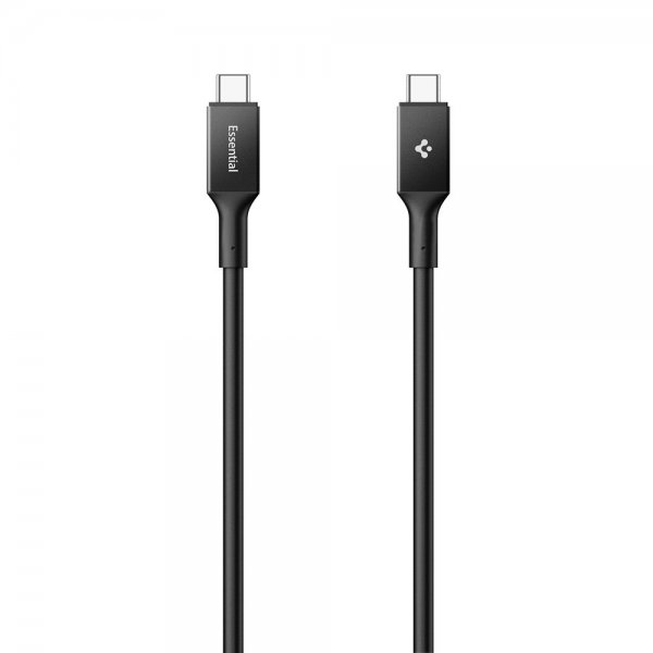 Spigen Essential Kabel USB-C/USB-C 100W 1m Svart
