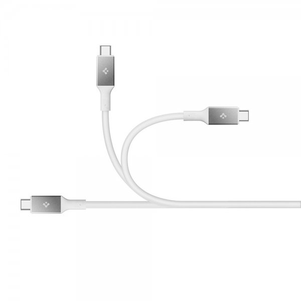 Spigen Essential Kabel USB-C/USB-C 100W 2m Hvit