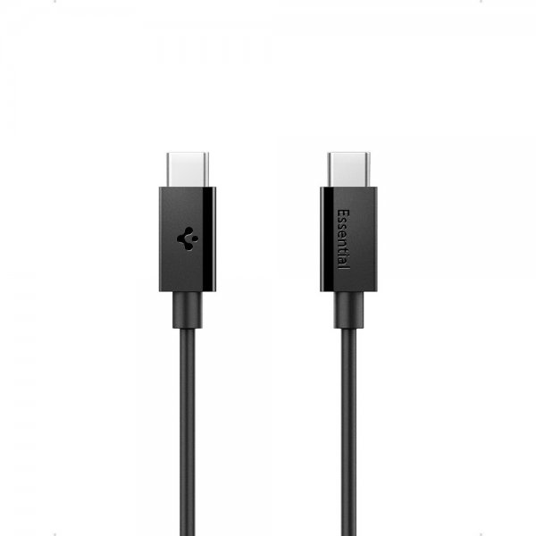 Spigen Essential Kabel USB-C/USB-C 60W 1m Svart