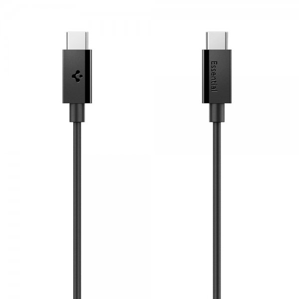 Spigen Essential Kabel USB-C/USB-C 60W 2m Svart