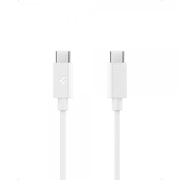 Spigen Essential Kabel USB-C/USB-C 60W 2m Hvit