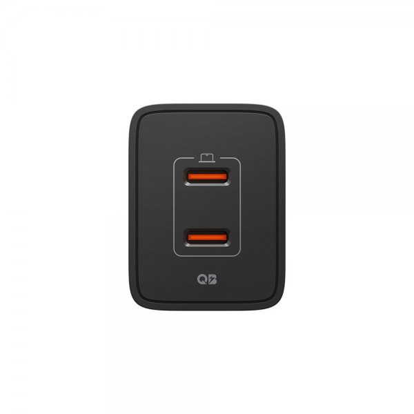 Spigen Essential Lader 47W 2xUSB-C Svart